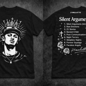 21Mulatto - Silent Arguments Album T-Shirt