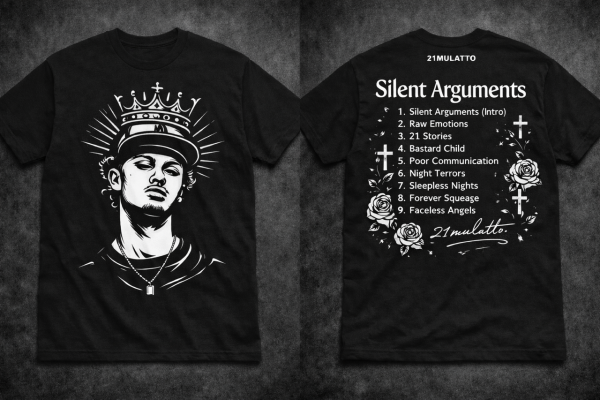 21Mulatto - Silent Arguments Album T-Shirt